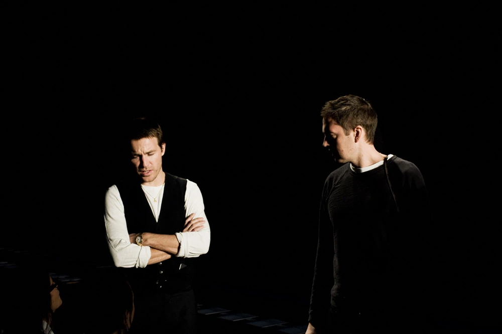 Marcus Wainwright and David Neville at a Rag & Bone fashion event