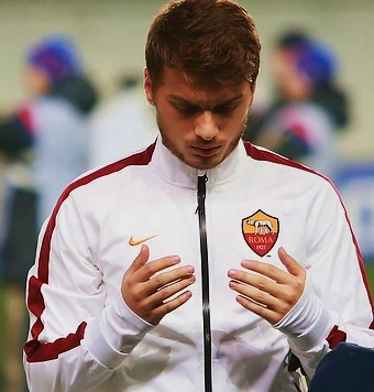 Adem Ljajić in a Roma training jacket