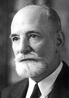 Black-and-white portrait photograph of René Cassin