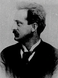 Black-and-white portrait of Milan Nedeljković in profile