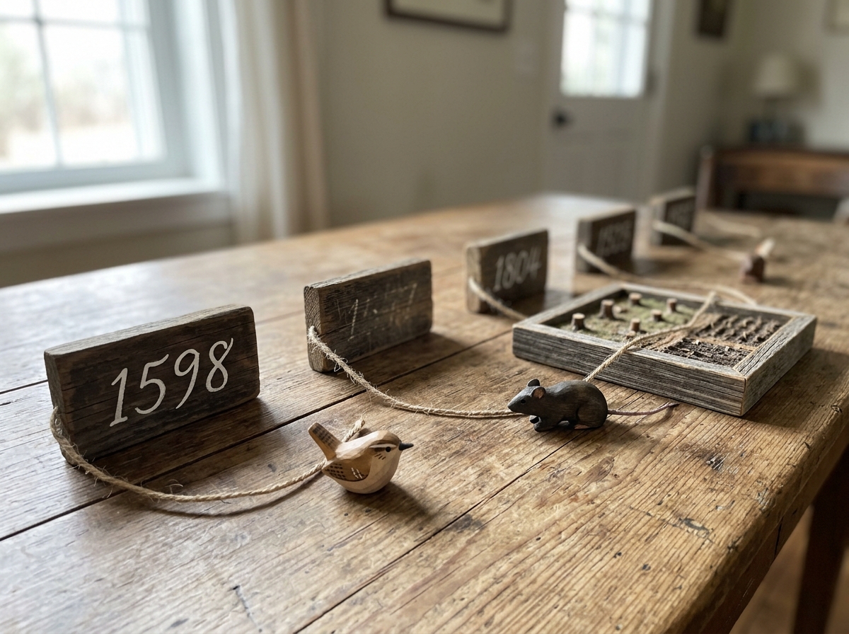 A simple timeline layout using physical dates and markers to show extinction collapse sequence
