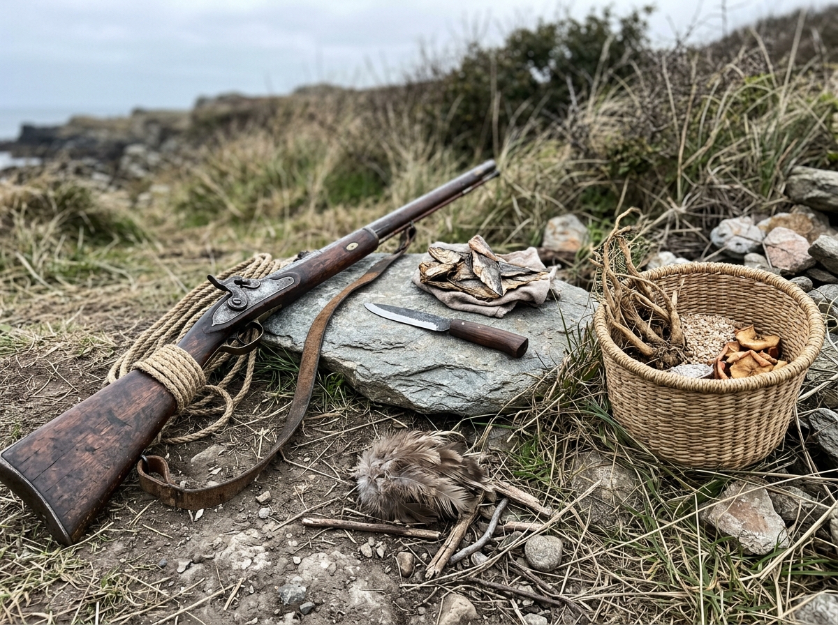 Tools and supplies used for hunting dodos as a driver of extinction