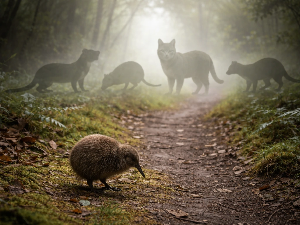 is kiwi bird endangered