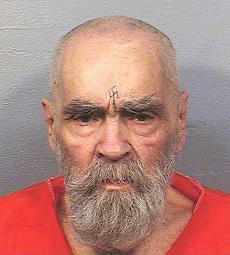 Mugshot of Charles Manson, a cult leader