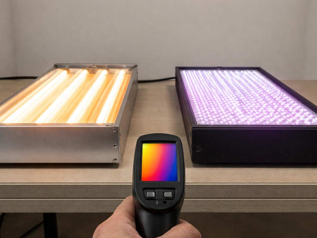 led vs fluorescent grow lights