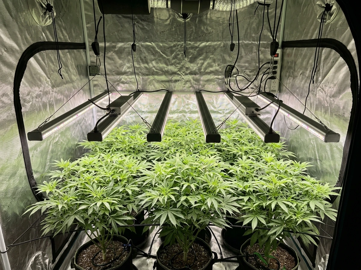 Best Bar LED Grow Lights: Buying Guide by Tent Size and PPFD