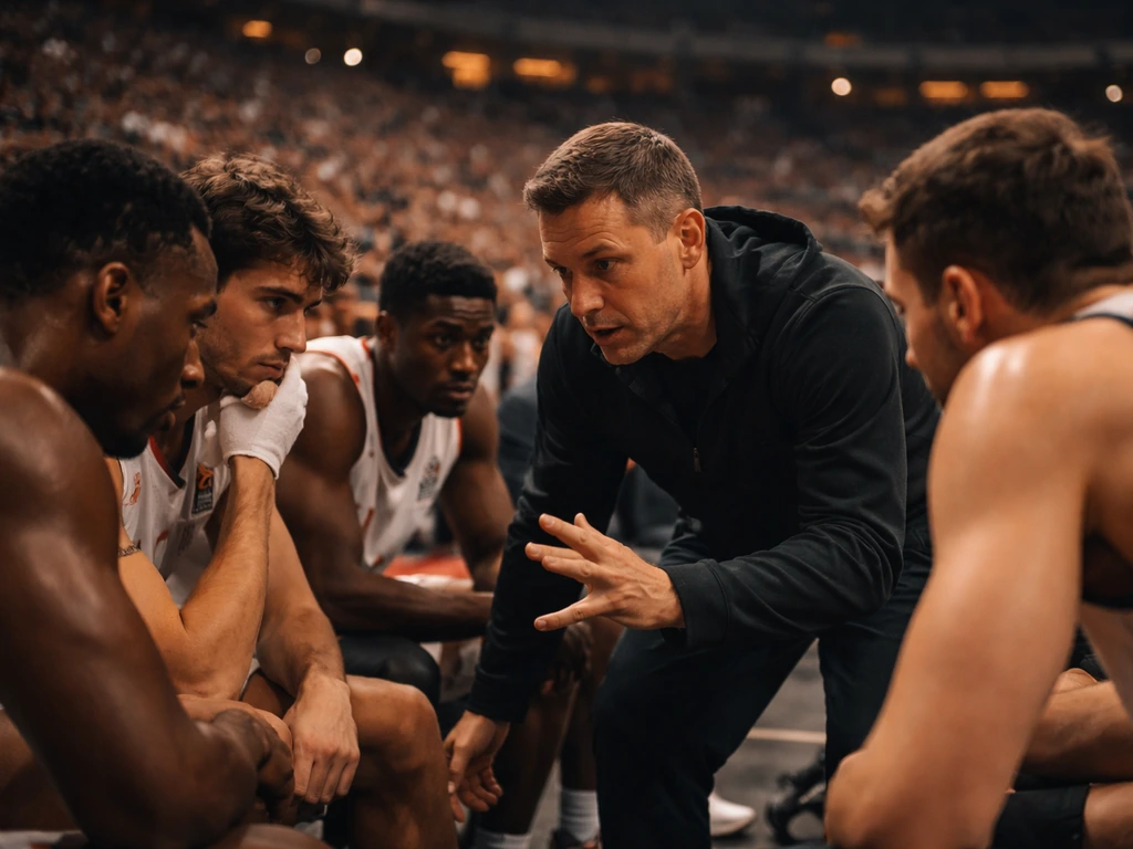 Basketball team bench moment symbolizing high-stakes coaching and elite earnings
