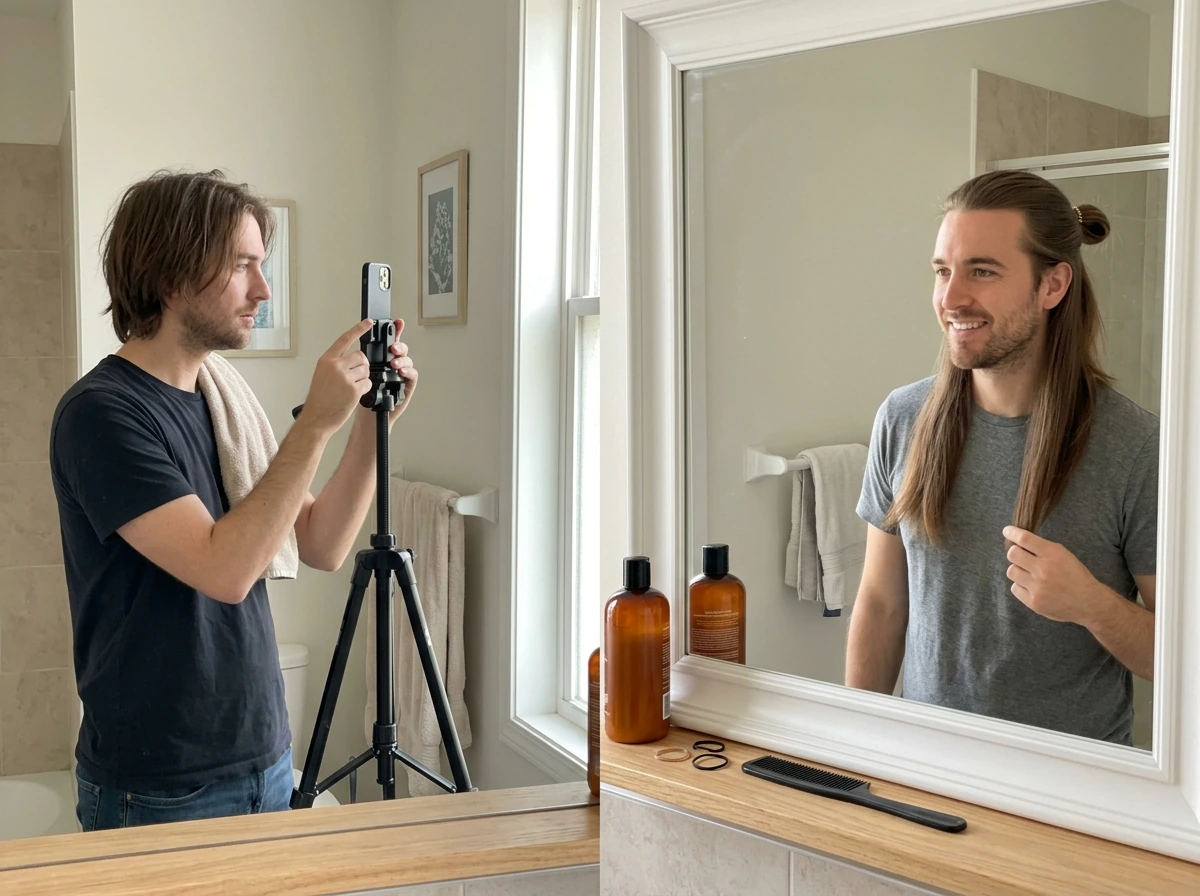 How to Grow Out Straight Hair for Men: Step Guide