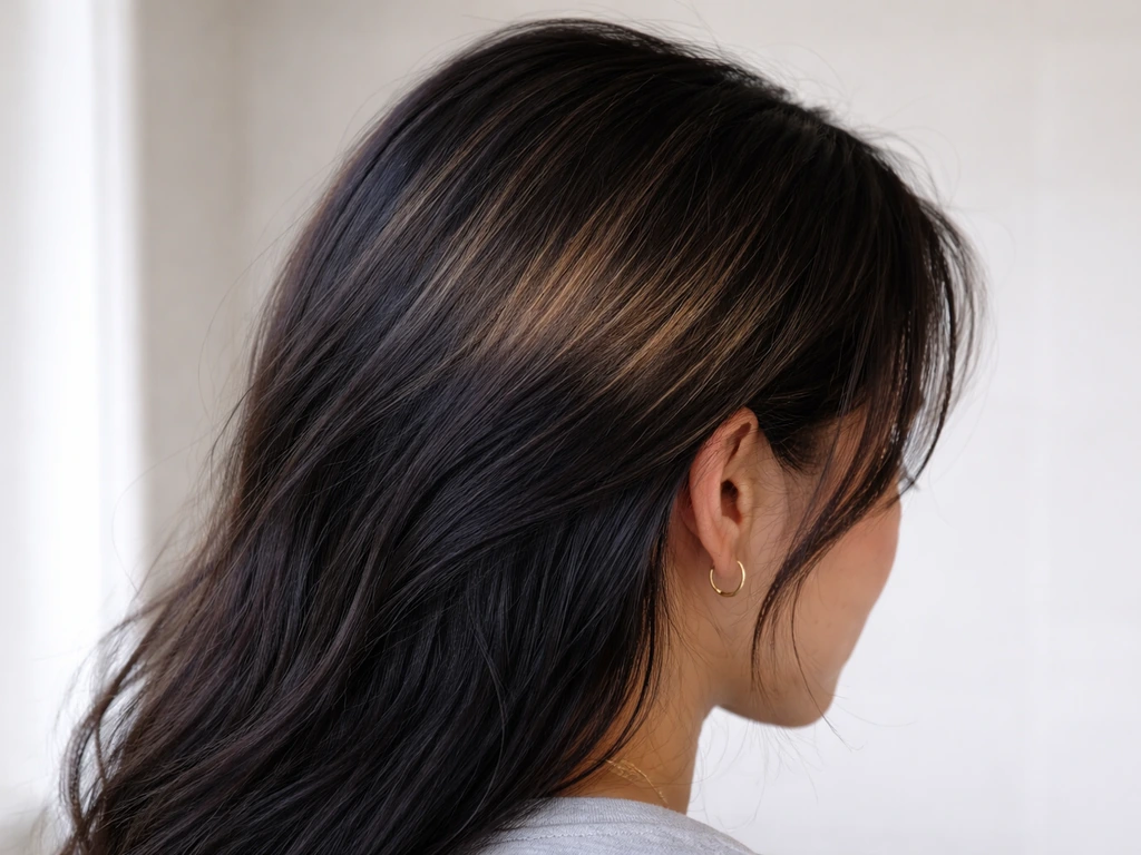 how to grow out dyed black hair