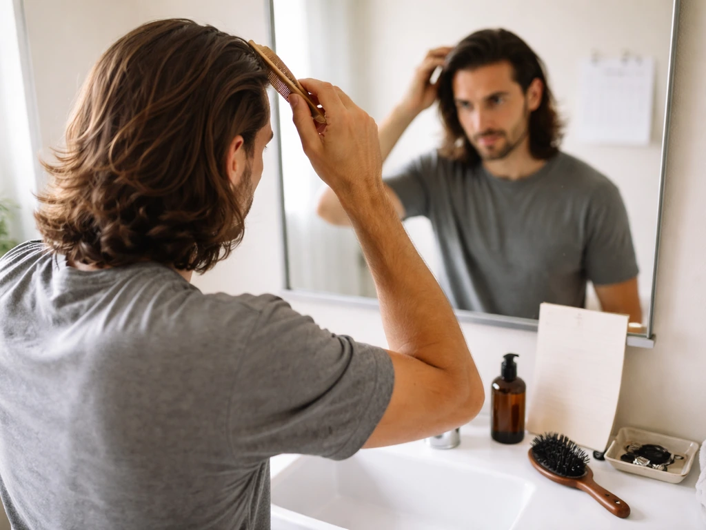 should i grow my hair out male