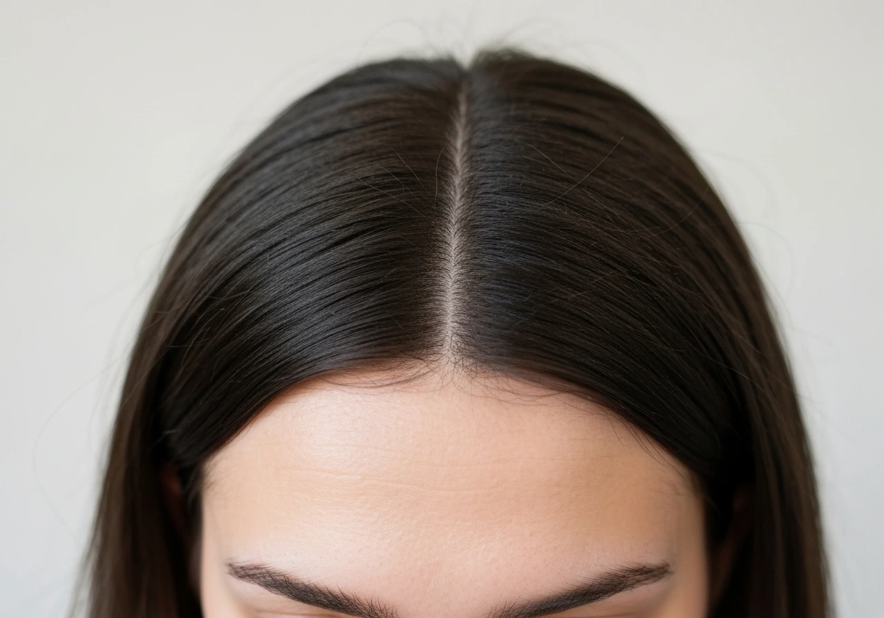 how to grow out a middle part