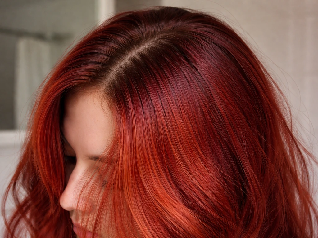 how to grow out red hair dye