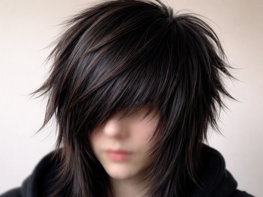 how to grow out emo hair