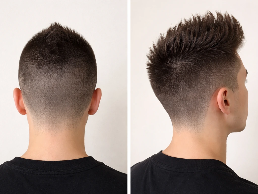 how to grow out a faux hawk