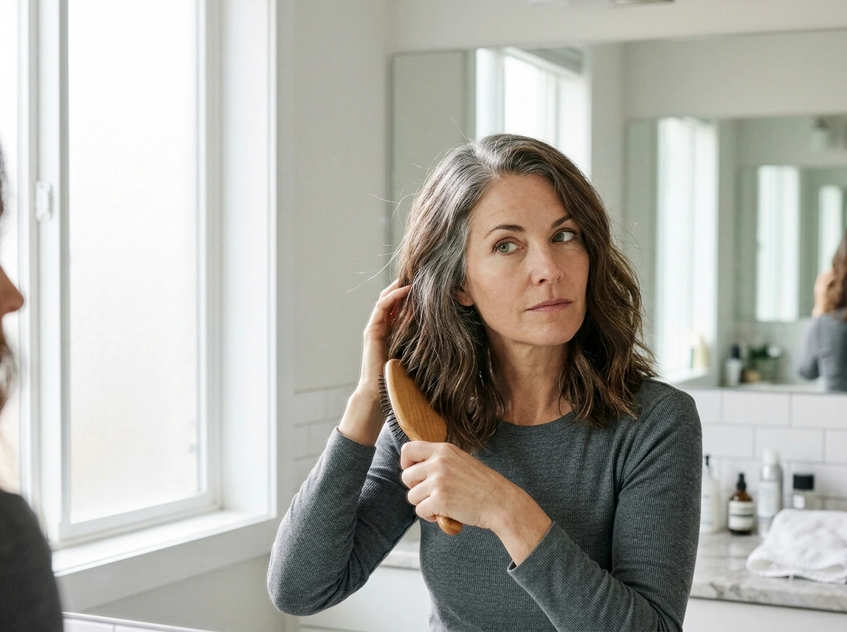 how to grow gray hair out