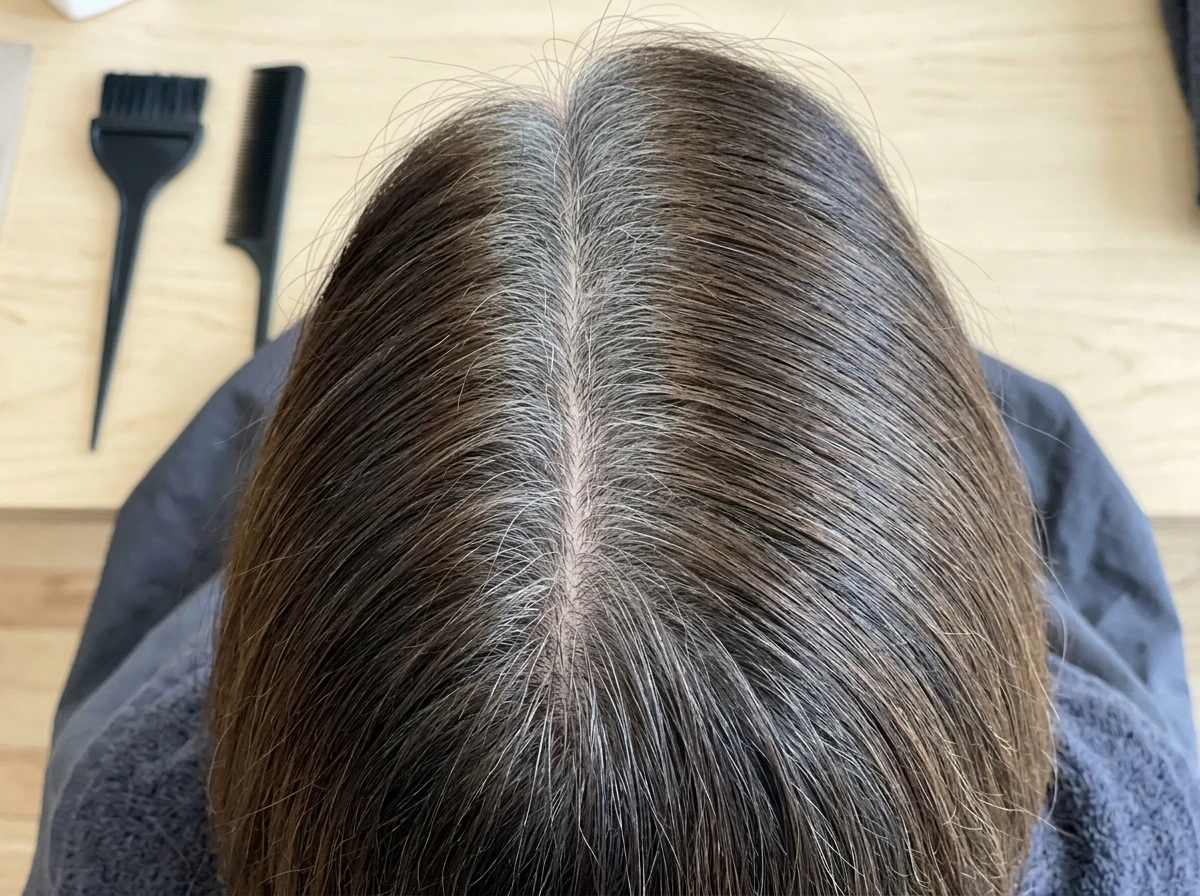 how grow out gray hair