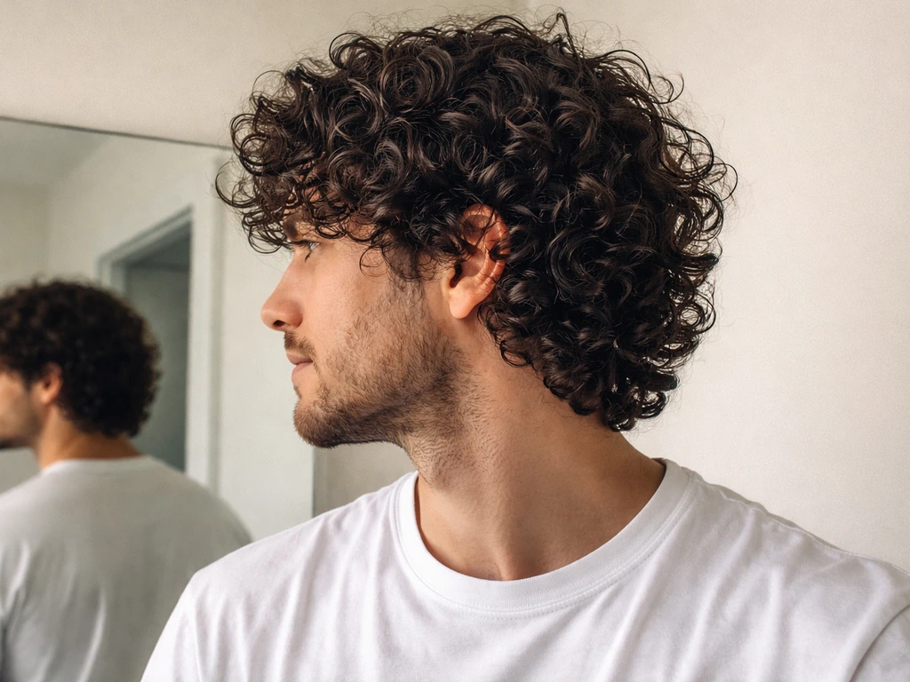how to grow curly hair for men