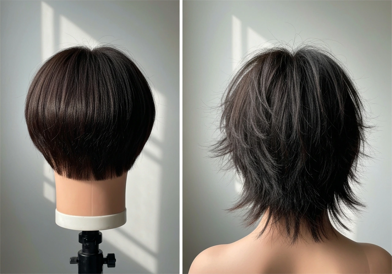 how to grow a wolf cut