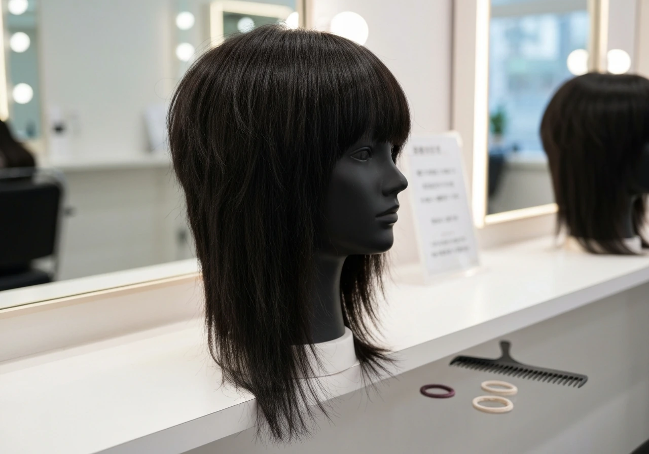 how to grow out wolf cut