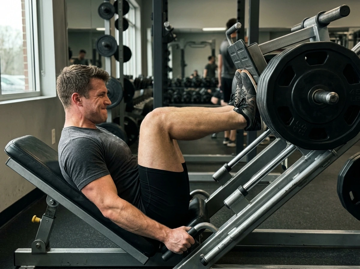 Intensity shown by a near-max effort set with slow controlled tempo