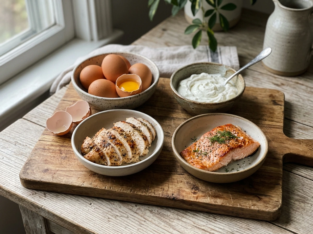 to grow muscles what to eat