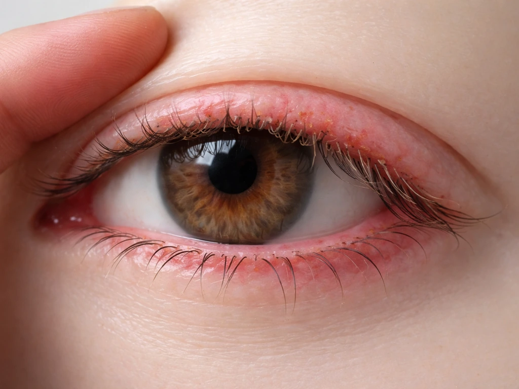 can an eyelash grow into your eye