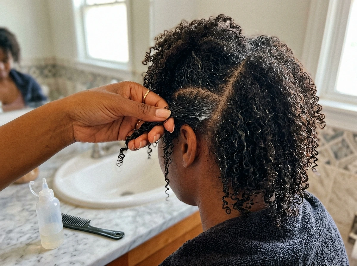 Clarifying prep and clean sectioning before starting locs