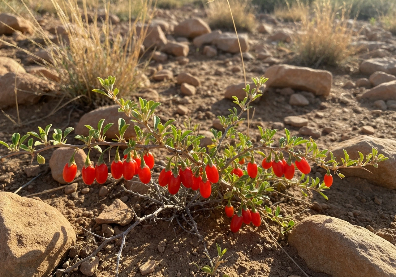 where does goji berry grow