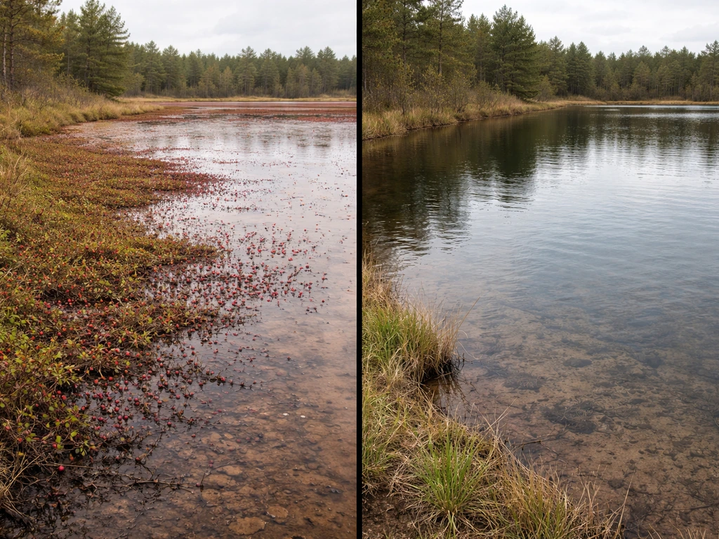 do cranberries grow in water