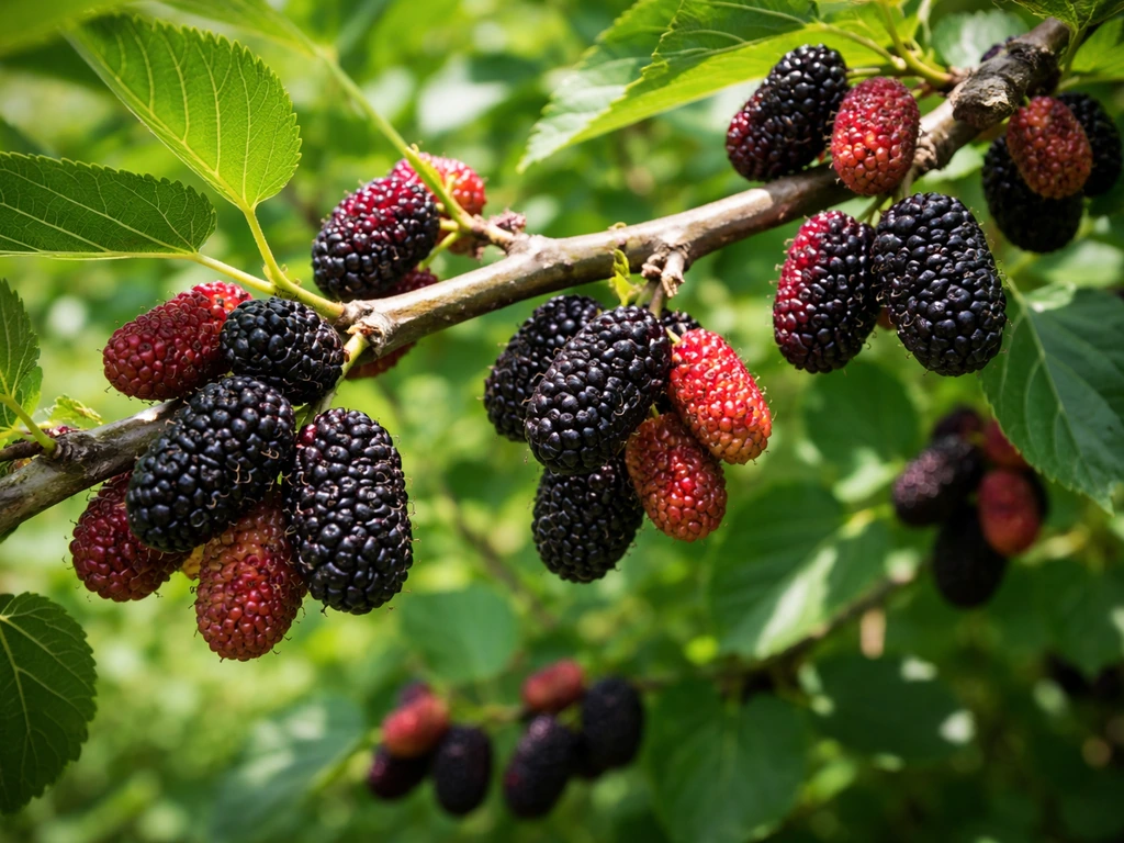 do mulberry grow on trees