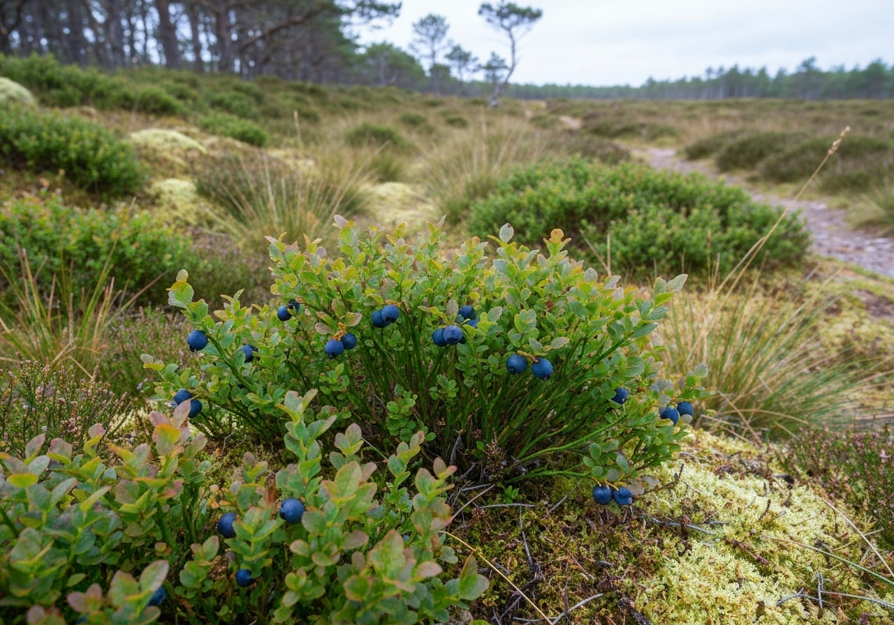 where does bilberry grow