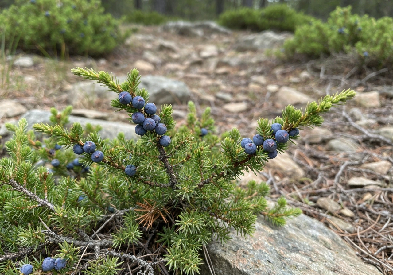 where do juniper berries grow