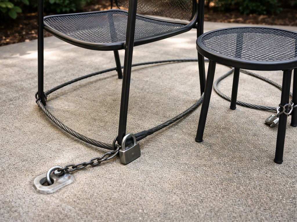 How to Lock Up Patio Furniture: DIY Theft Proofing