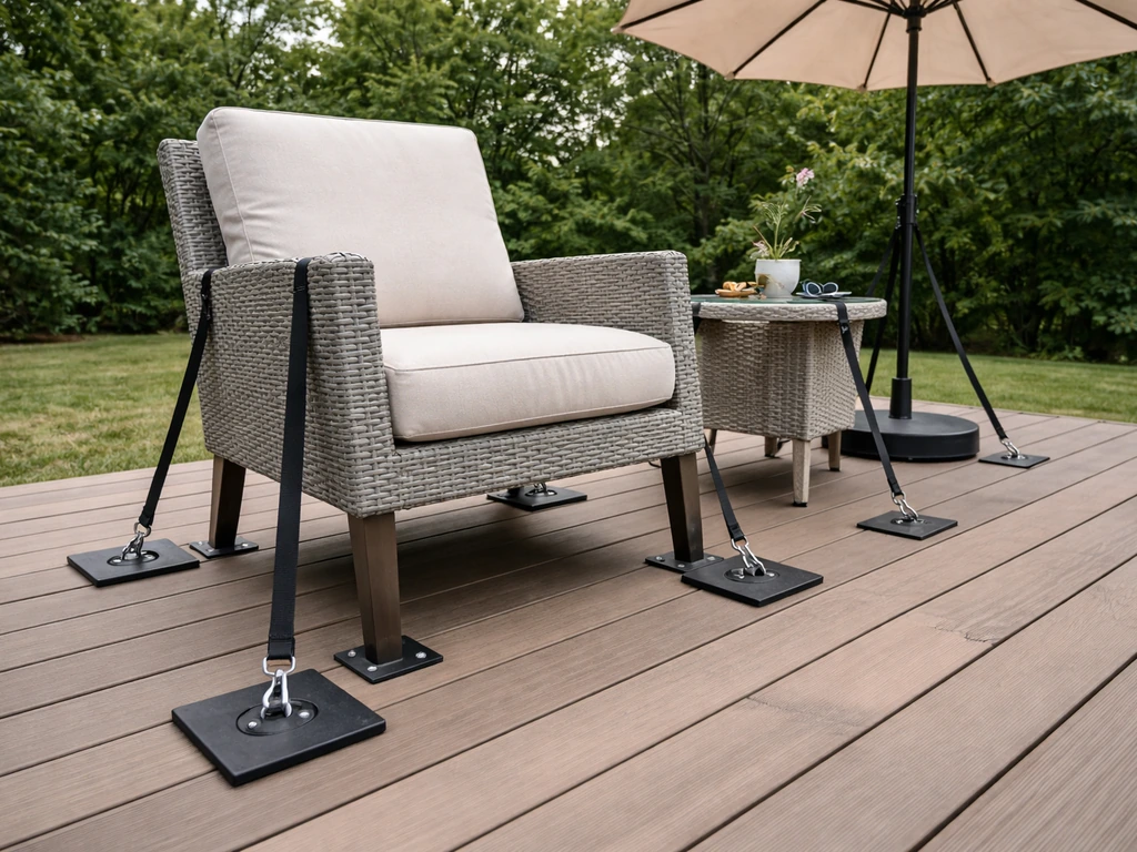 How to Secure Patio Furniture From Wind: DIY Steps