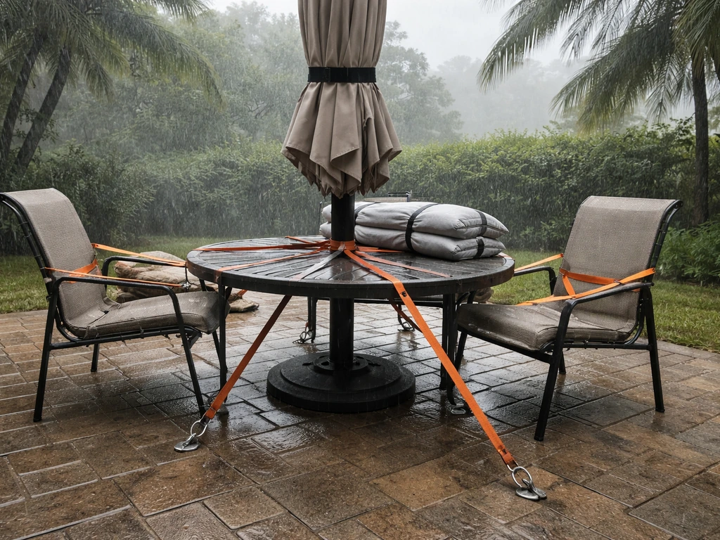 How to Secure Patio Furniture During a Hurricane
