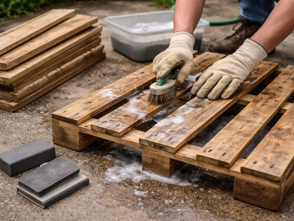 how to make a pallet patio furniture