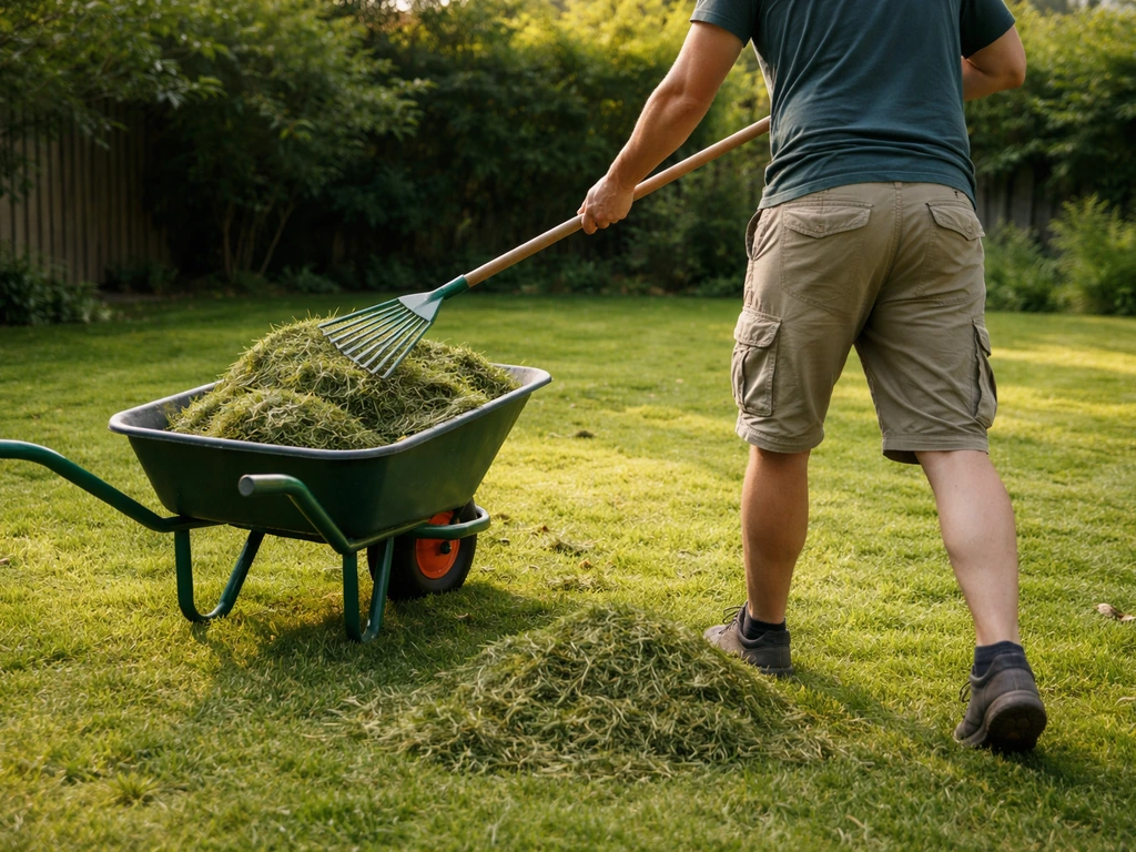 Ramasser herbe coupée après la tonte : guide pratique