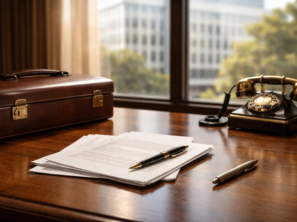 Warm office desk scene symbolizing private family business wealth and valuation analysis