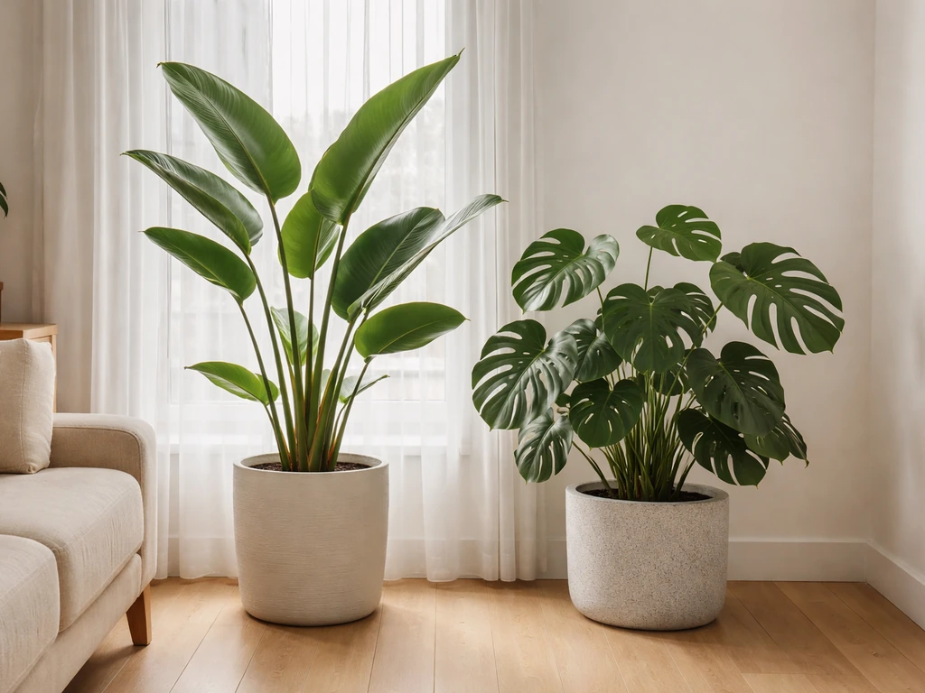 monstera vs bird of paradise