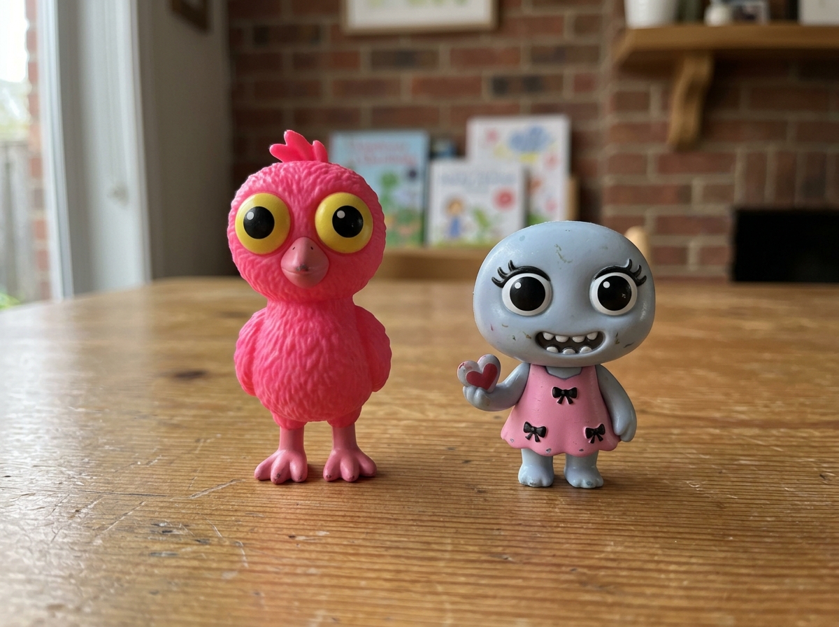 Phone camera photo of a ‘wild bird’ sighting compared to Opila Bird and Banbaleena images