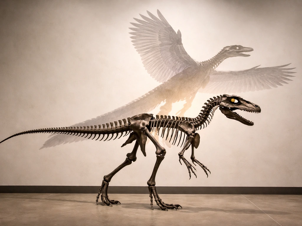 dinosaur vs bird skeleton