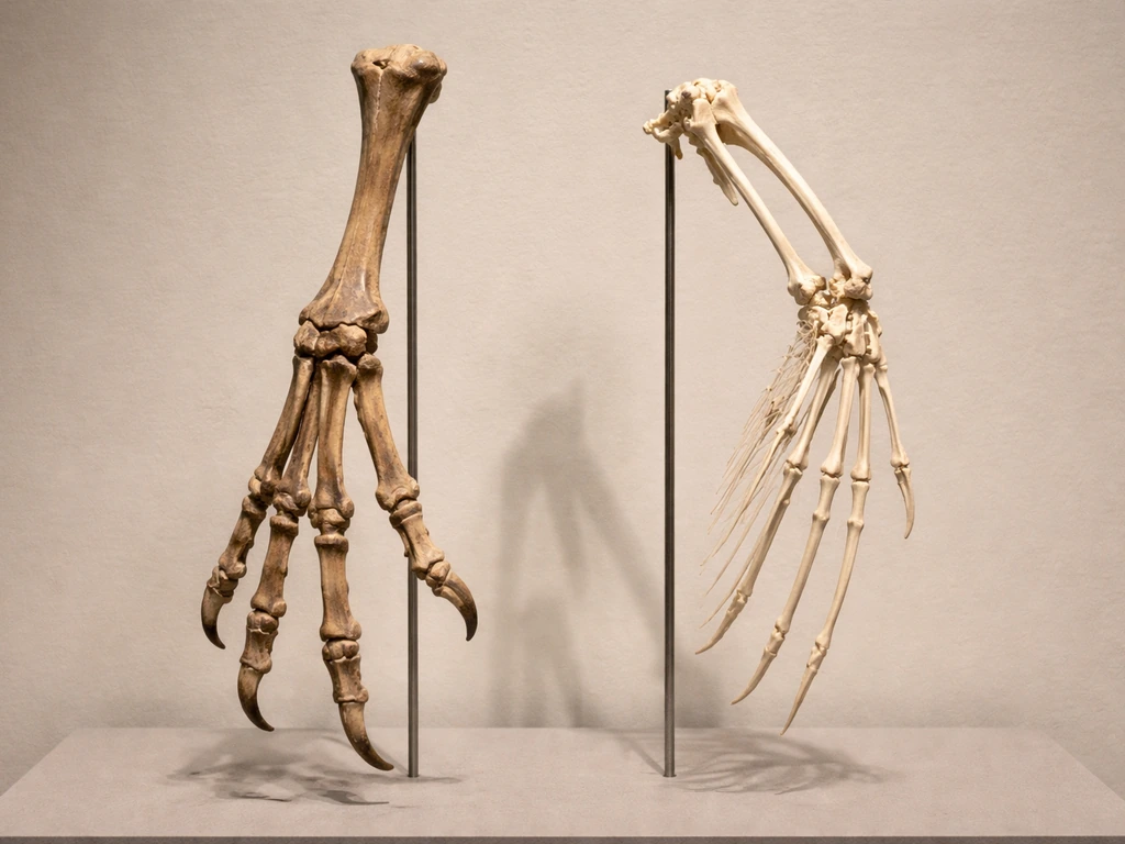 dinosaur skeleton vs bird