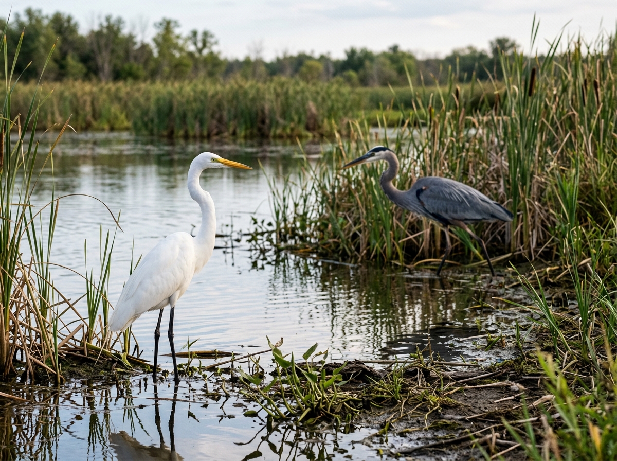 Egret Bird vs Heron: Quick Field Guide With Blue Heron Tips
