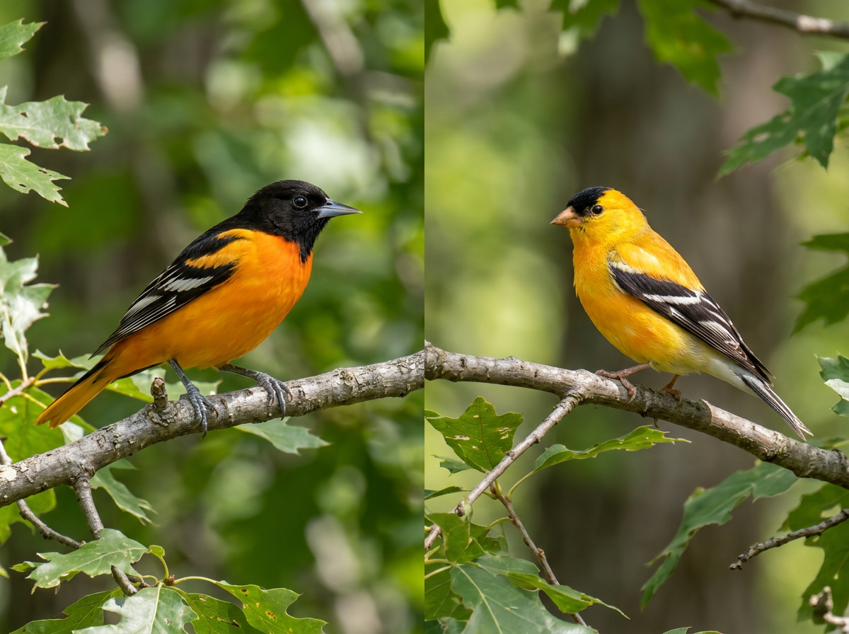 Illustration of what 'orange vs opila bird' actually refers to