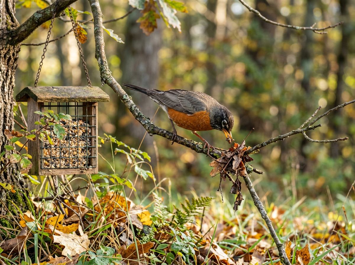 Side-by-side comparison of two orange bird species showing different plumage patterns.