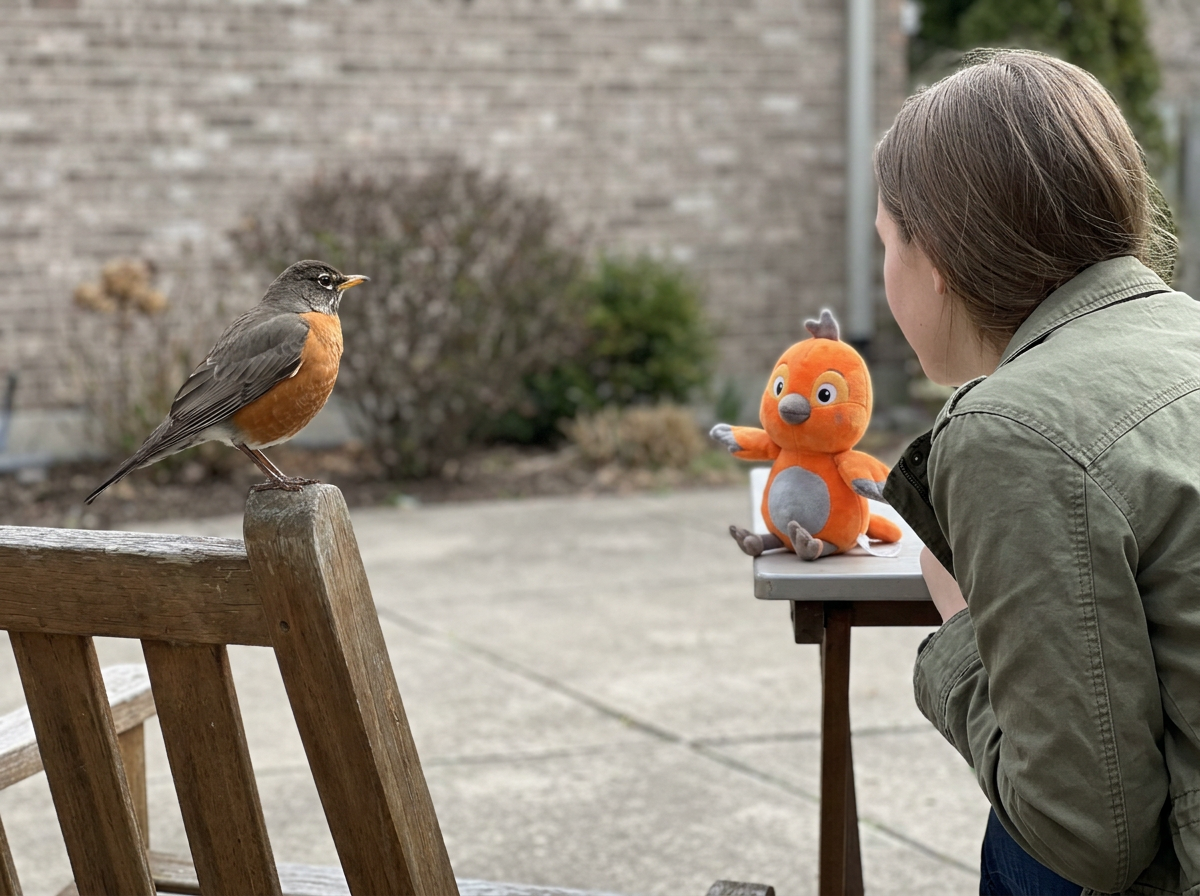 Field comparison workflow using a bird photo and a lookalike reference image.