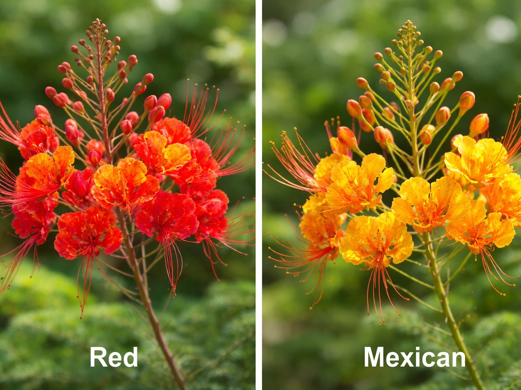 Red Bird of Paradise vs Mexican Bird of Paradise ID Guide