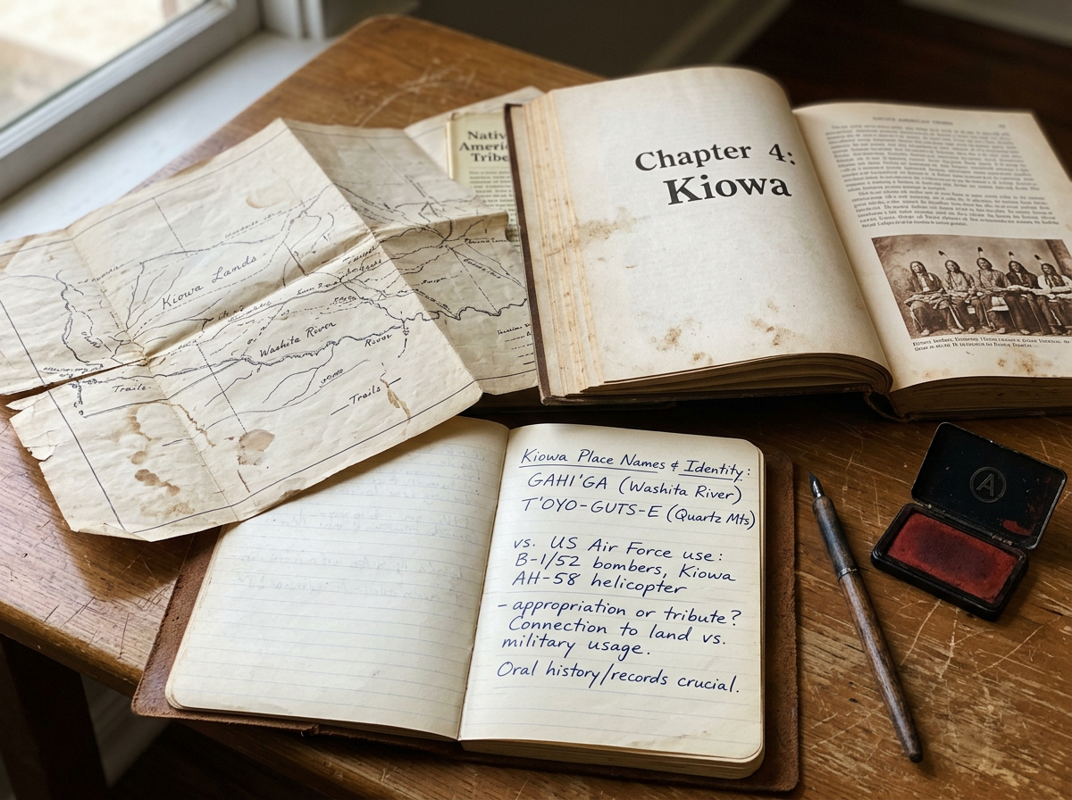 Close-up of labels and model code text used to identify OH-58D Kiowa vs Little Bird