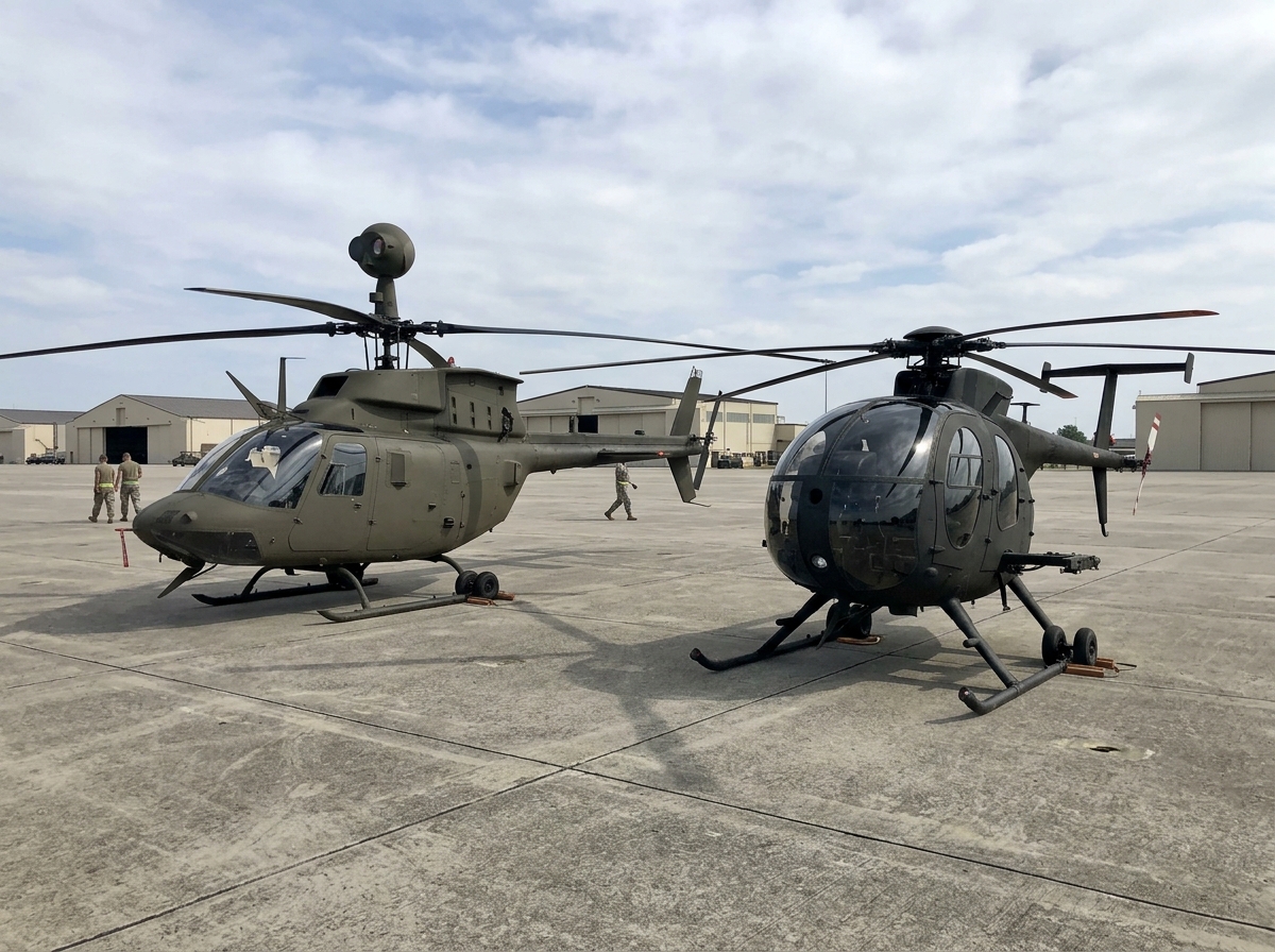 Step-by-step checklist with gathered evidence items for confirming Kiowa vs Little Bird