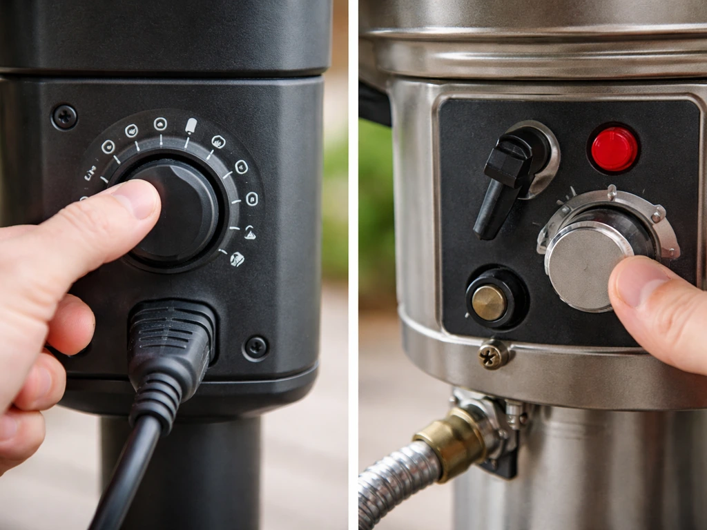 propane vs electric patio heater